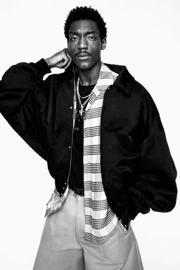 CAZADORA BOMBER OVERSIZE FIT WILLY CHAVARRIA X ZARA / Negro  фото 4