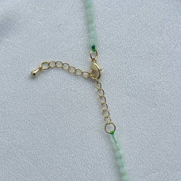 Бусы из зеленого Опала огранка 39 см +