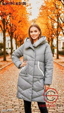 куртка женская с капюшоном - Bruno фото 5