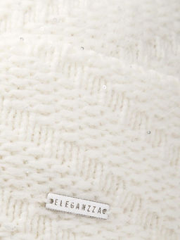 Шапка жен. анг+нейл+люр ZZ-BR55505 white - Eleganzza фото 3