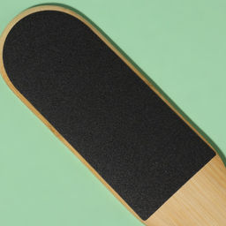 Тёрка для ног BAMBOO, наждачная, двусторонняя, изогнутая, 25 см, бамбуковая - Queen fair фото 4