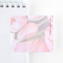 Подарочный набор стикеры и ручка «С 8 Марта», 2×30 л, синяя паста 0.7 мм