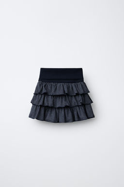 FALDA BERMUDA VOLANTES / Azul - Zara фото 3