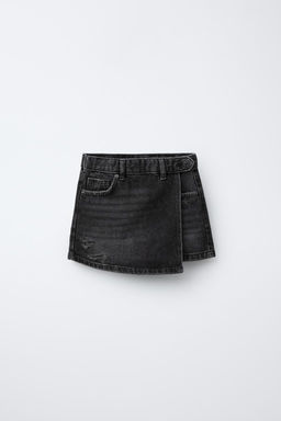 DENIM BERMUDA SKORT - Zara фото 5