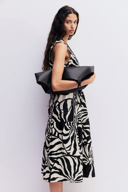 Vestido de algodon con cordon de ajuste - H&m фото 3
