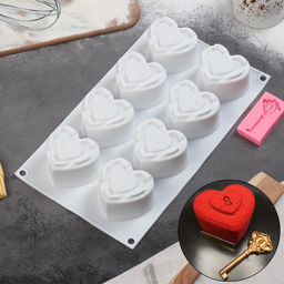 Набор кондитерский Доляна, 2 предмета: форма для муссовых десертов 29.5?17?4.3 см, молд 6.7?3.3 см