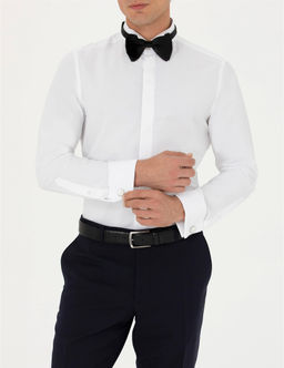 Beyaz Slim Fit Smokin G_mlek - Pierre cardin фото 6