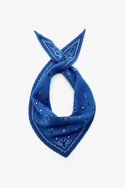 PRINTED KNIT BANDANNA - Zara фото 2