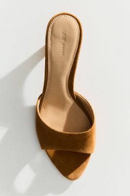 Mules de ante con tac?n kitten - H&m фото 2