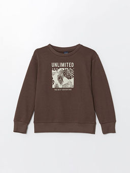 Bisiklet Yaka Erkek ?ocuk Sweatshirt