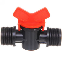 Цена за 10 шт. Муфта соединительная с наружней резьбой и краном 3/4" ДоброСад