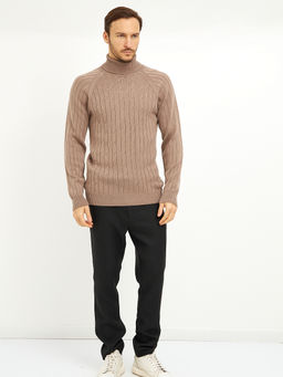 водолазка мужская с рукавом реглан и с косами - Glenfield фото 2