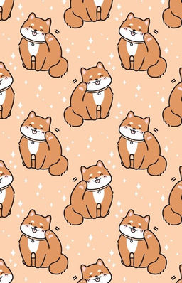Держатель для карт Аниме Many shiba inu (6,5 х 9,5 см)