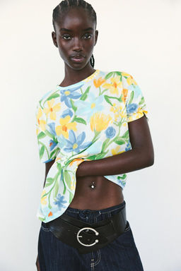 PRINTED T-SHIRT - Zara фото 40