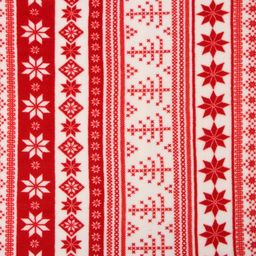 Плед «Этель. Новогодний узор», 180×200 см, корал-флис, пл. 220 г/м²