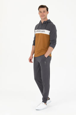Спортивные штаны мужские U.S. Polo Assn антрацитовые хлопок фото 15