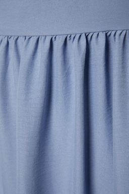 TRENDYOLMILLA Gul Kurusu Etegi Volanl? S?rt Baglama Detayl? Ask?l? Maxi Dokuma Elbise TWOSS23EL00027  фото 20