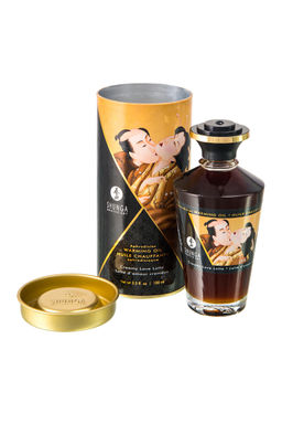 Масло массажное для тела Shunga Любовный крем латте (Creamy Love Latte), разогревающее, 100 мл