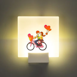 Бра «Влюбленная пара» LED 6 Вт 4000К белый 19.5×6×19.5 см