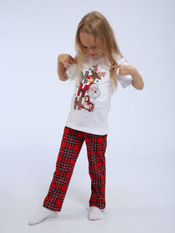 Пижама детская, модель 328, трикотаж (28 размер, Новый год) - Ивановотекстиль фото 4