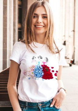 Эксклюзивная футболка Yana Pletneva упаковка плотный Zip пакет!