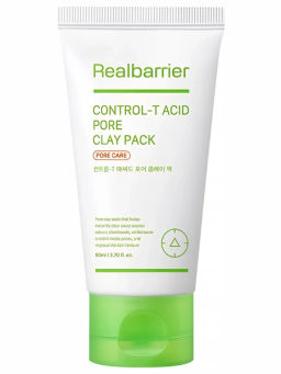 Real Barrier Control-T Acid Pore Clay Pack, 80ml/48 - Глиняная маска с кислотами