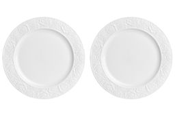 Набор тарелок 2 пр. 20,5*20,5*1,5 см Белые розы