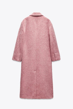 ZW COLLECTION OVERSIZE WOOL BLEND COAT - Zara фото 6