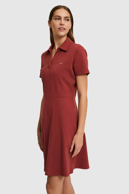 Kadın Lacivert Polo Yaka Örme Elbise - U.s. polo assn фото 6