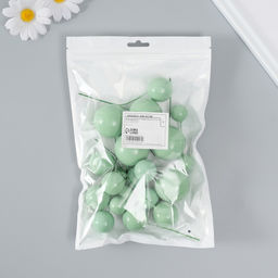 Декор для творчества «Шарики мятные», d=2; 3; 3.5 и 4 см, набор 20 шт.