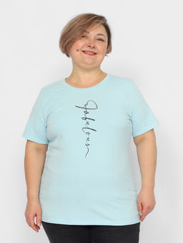 CRB wear/CSLW 60276-43 Футболка женская,голубой/Ex.Cherubino