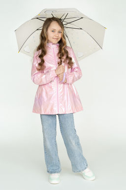Ветровка для девочки розовая