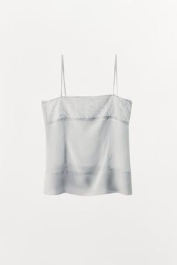 GEORGETTE LACE TOP - Zara фото 4