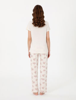 Krem K_sakollu Lohusa Pijama Tak_m_