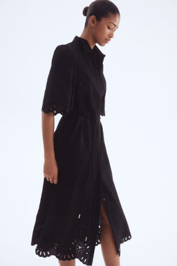 Vestido camisero con bordado ingl?s - H&m фото 6