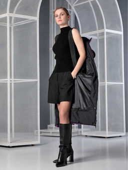 25422 Пальто лиловый - Dizzyway фото 5