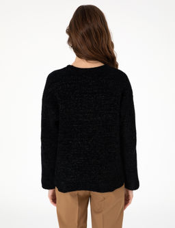 Siyah Oversize Kazak - Pierre cardin фото 5