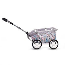 Тележка игрушечная металлическая, принт альпаки