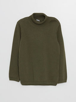 Bal?k?? Yaka Erkek Bebek Triko Kazak