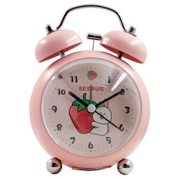 Часы-будильник Fruity Friends, pink (13,5х10 см)