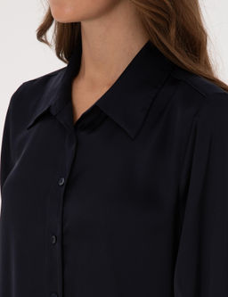 Lacivert Comfort Fit Uzun Kollu G_mlek - Pierre cardin фото 7