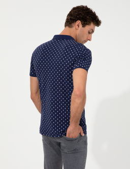 Lacivert Polo Yaka T-Shirt