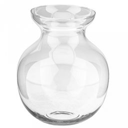Ваза для цветов стеклянная "Анфиса" 2,27л, д20см, h24см (Россия)
