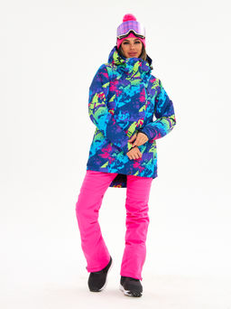 Женская горнолыжная сноубордическая куртка Alpha Endless Ultra Chaleur SNB 423/316_8 Разноцветный  фото 23