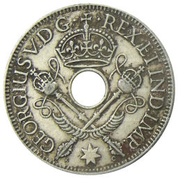 1 шиллинг 1936 года Британская Новая Гвинея