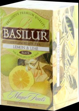 BASILUR. Волшебные фрукты. Лимон и лайм карт.пачка, 25 пак.