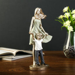 Фигурка полистоун «Мать и сын», 24×11×7 см