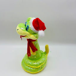 Мягкая игрушка Змея музыкальная в шапке и шарфе 26 см - Storyland фото 3