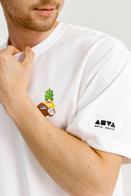 Футболка Хлопок Белый - Anta фото 3