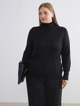 Bal?k?? Yaka Kad?n Triko Kazak